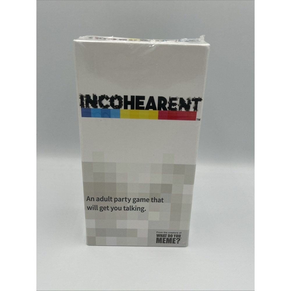 INCOHEARENT Card Game Adult Party Game - What Do You Meme? Creator